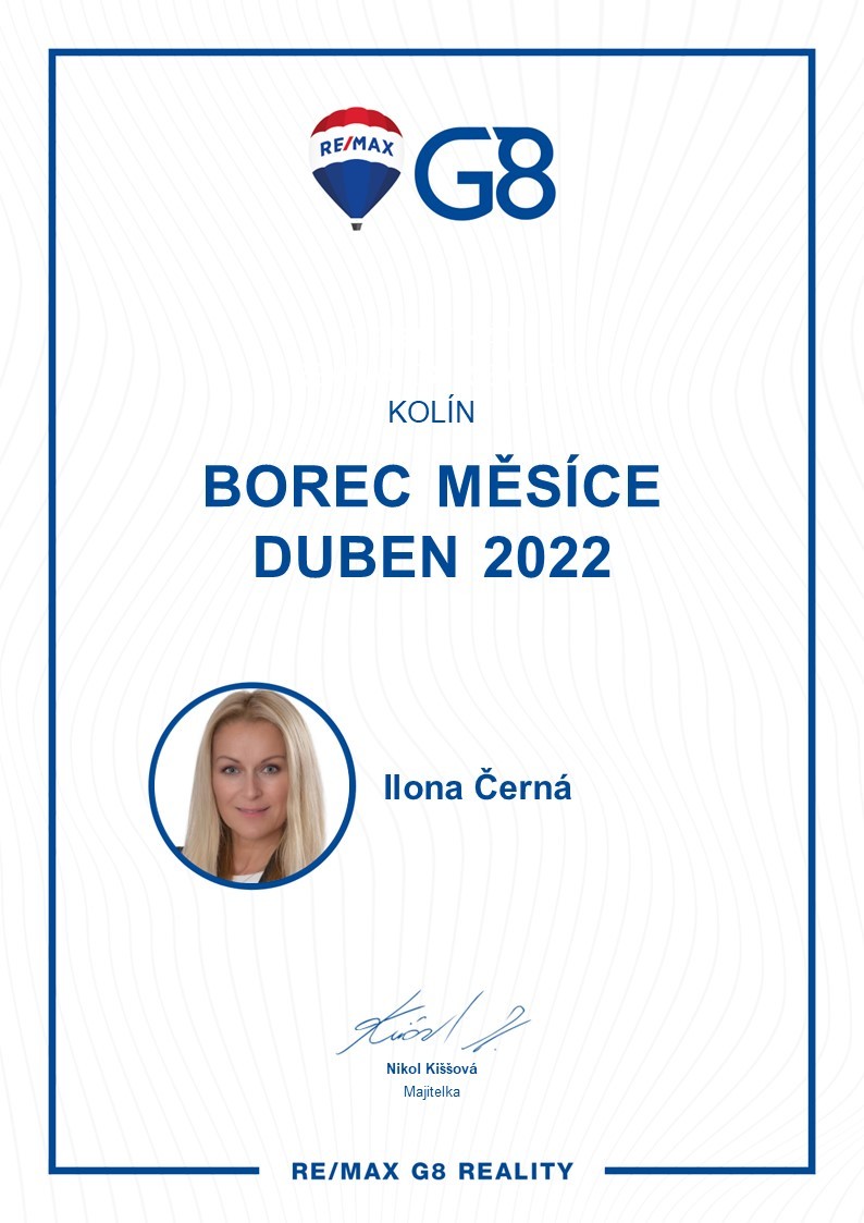 BOREC MĚSÍCE DUBEN 2022